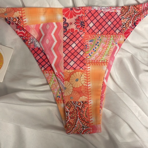 Pink Patchwork bikini bottoms - Picture 2 of 5
